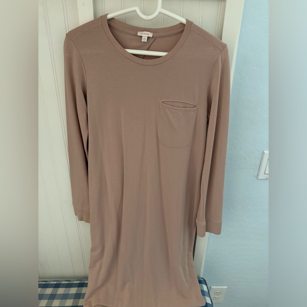 Cuyana, blush t-shirt dress